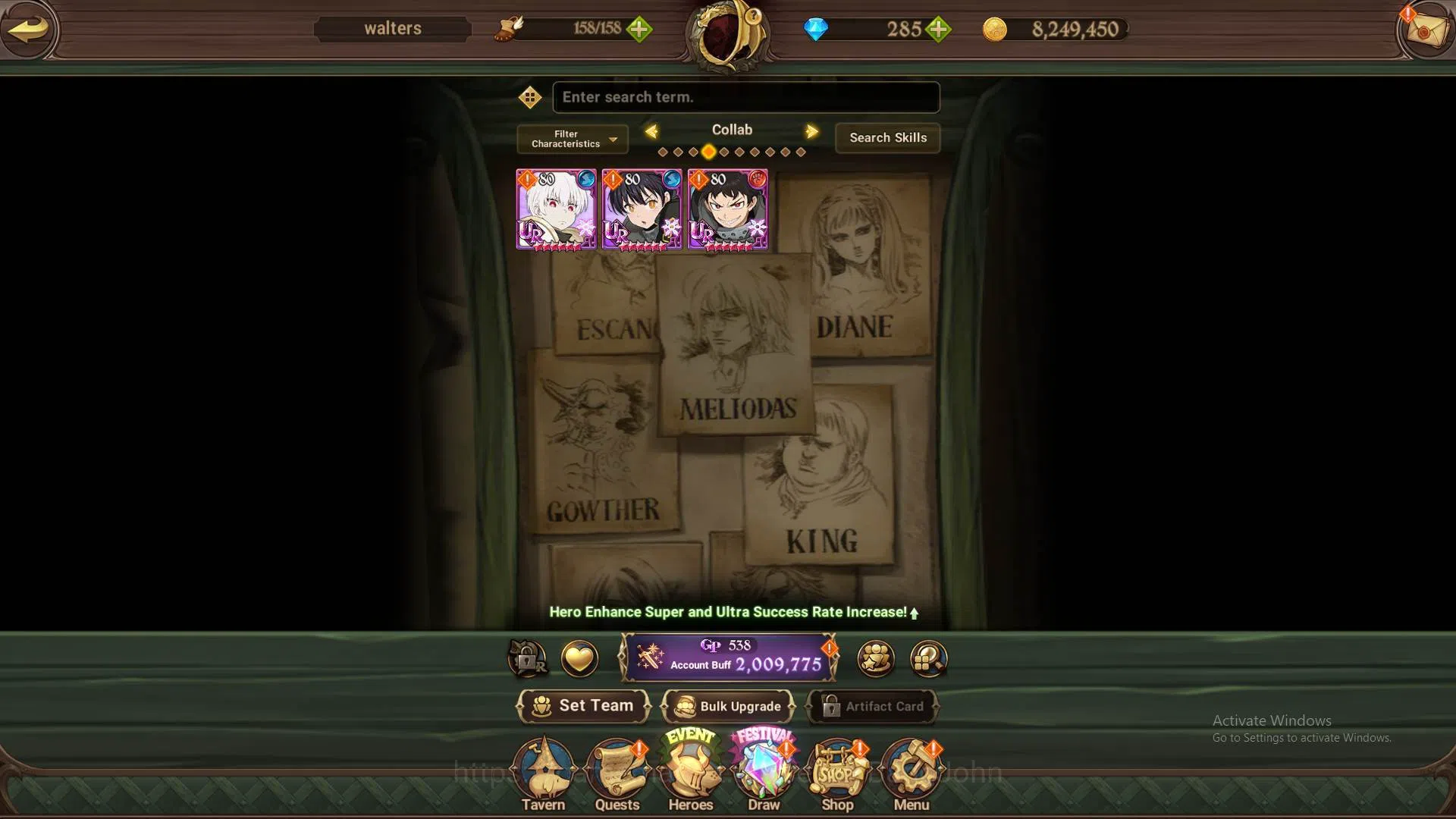 The Seven Deadly Sins: Grand Cross Accounts ASIA|2M CC|1LR Elizabeth|Collab SHo,Shinra,Tamaki| image 9