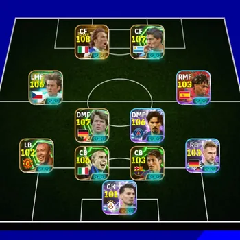 eFootball Accounts High-End Kolektif 3239 Suarez x Del Piero bigitime x vitinha x Lothar Matthaus x Thomas Rosicky x 2
