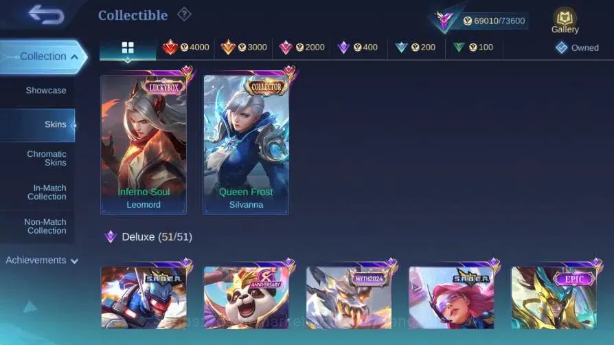 Mobile Legends: Bang Bang Accounts Global|Skin 251|Renowned|KOF Karina|Collector Nata image 16