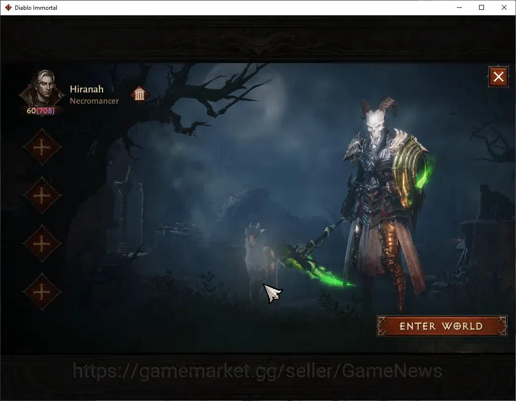 Diablo Immortal Accounts NA - High Heavens|CS ON|Lv60(708)|Necromancer|36k image 1