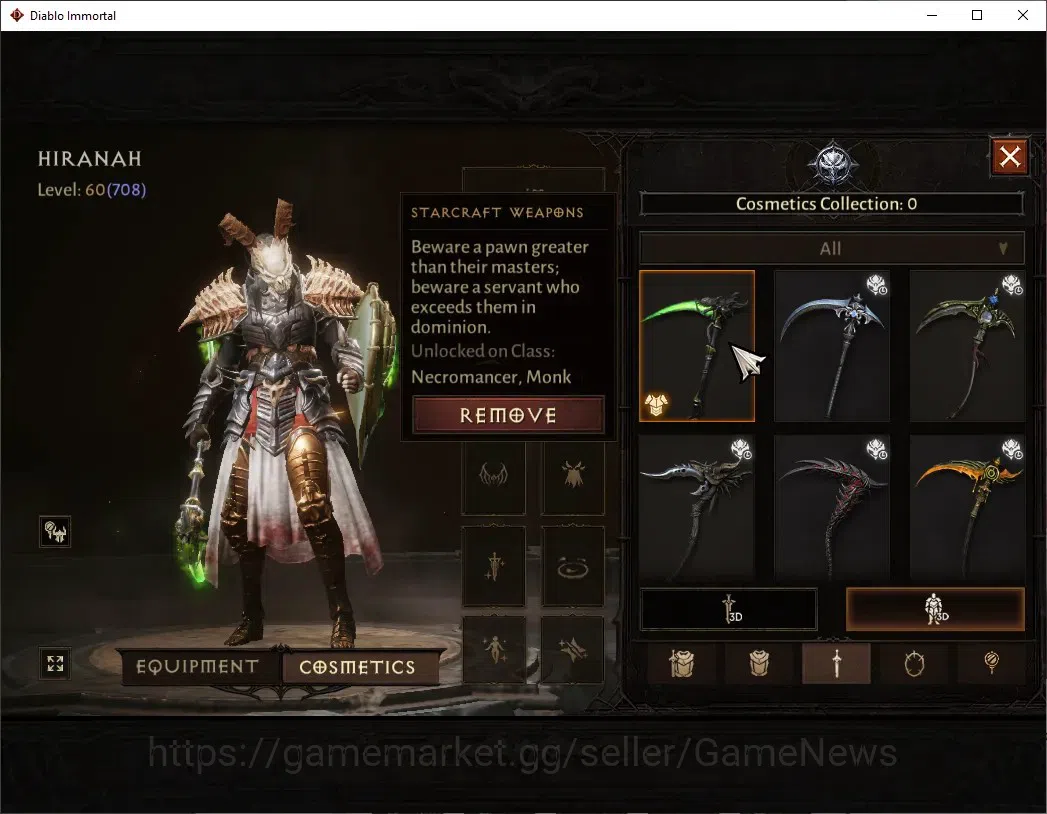 Diablo Immortal Accounts NA - High Heavens|CS ON|Lv60(708)|Necromancer|36k image 8