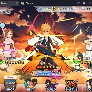 Bleach: Brave Souls Accounts Mid-Tier GLOBAL 492K BP+10k