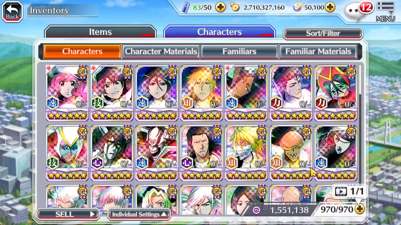 Bleach: Brave Souls Accounts Mid-Tier [GLOBAL]50K Orb|TYBW26[Meninas,Bambieta],Rukia,Ichigo 10th Anniv,Aizen Renewd,Duo 11