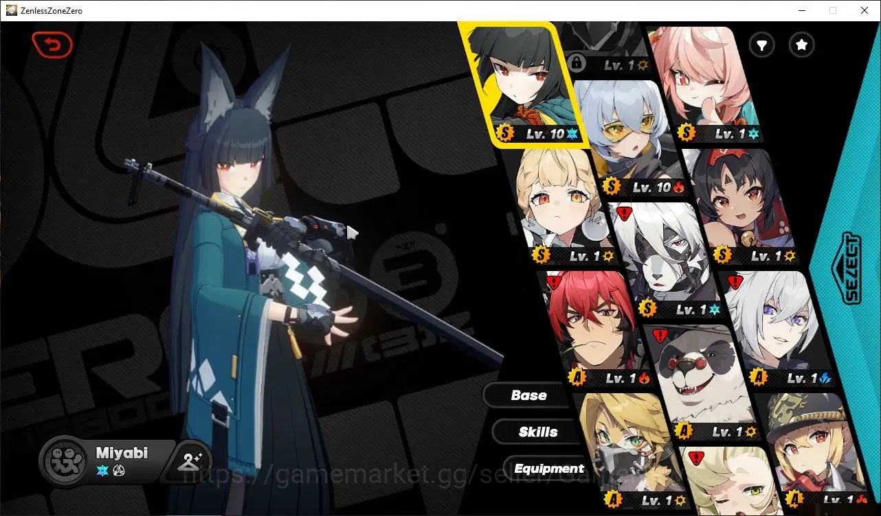 Zenless Zone Zero Accounts Others AMERIKA|IK 12|3225 PolyChrom|3 Limited| (Miyabi,Alice,Zhao)+3 STD[Lycaon,Soldier 1