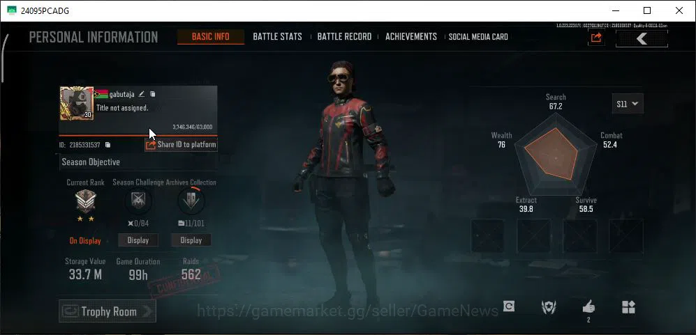 Arena Breakout Accounts [MOBILE] Lv30|SV 33M|CV 24M|Machete Battle|AUG Sym image 2