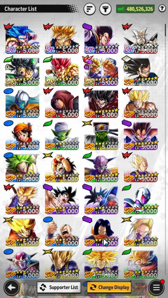 Dragon Ball Legends Accounts Global | Lvl 161|480M Total Power|3 LR|4 UL|LR Tru image 9