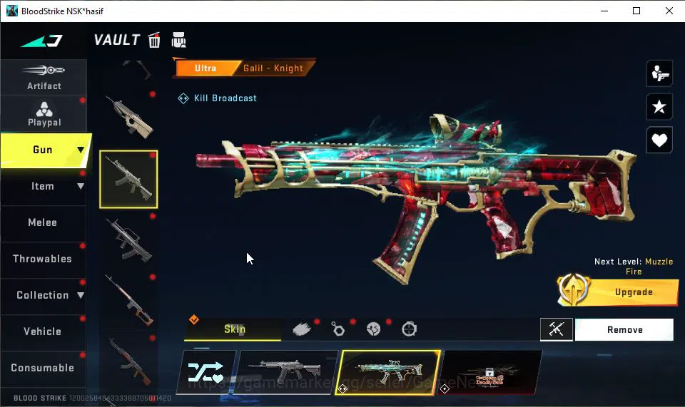Blood Strike Accounts ASIA|ETERNAL ZERO-Odashadow|Melee ULTRA Katar-Claw image 14