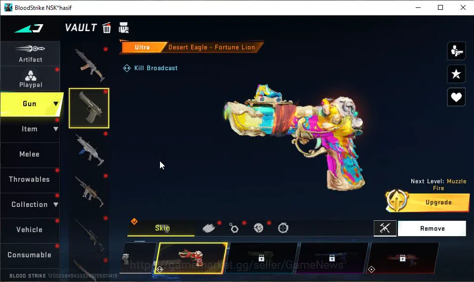 Blood Strike Accounts ASIA|ETERNAL ZERO-Odashadow|Melee ULTRA Katar-Claw image 15