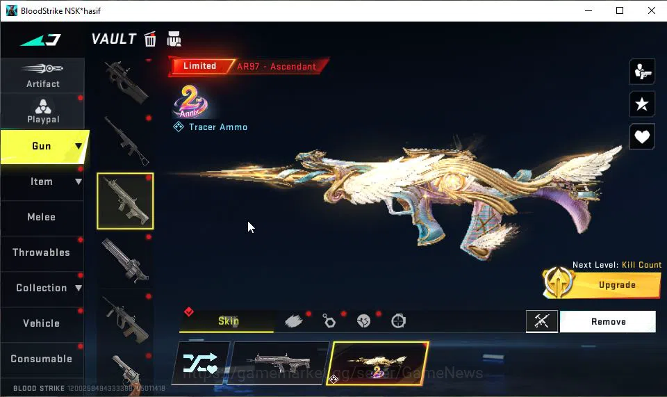 Blood Strike Accounts ASIA|ETERNAL ZERO-Odashadow|Melee ULTRA Katar-Claw image 20