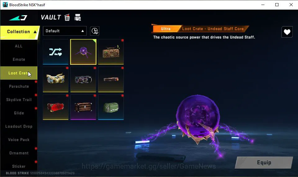 Blood Strike Accounts ASIA|ETERNAL ZERO-Odashadow|Melee ULTRA Katar-Claw image 8