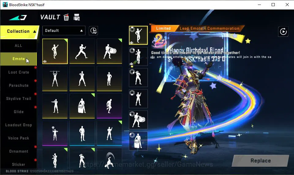 Blood Strike Accounts ASIA|ETERNAL ZERO-Odashadow|Melee ULTRA Katar-Claw image 9
