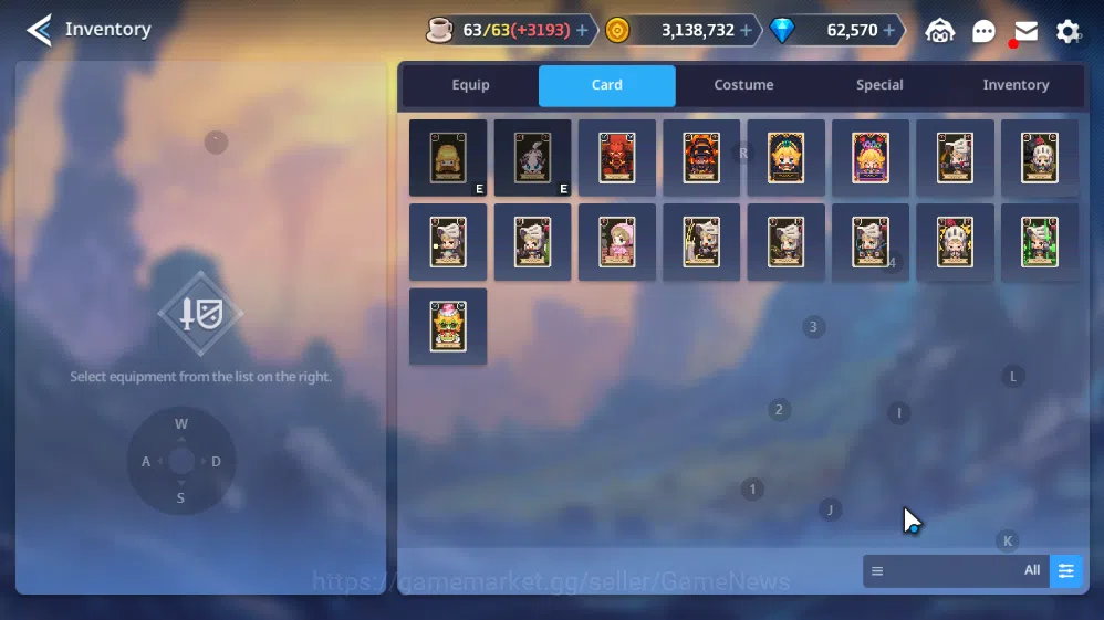 Guardian Tales Accounts Best Starter Gacha|Asia Lv 1|62k Gem | Wakamo, Mis image 5