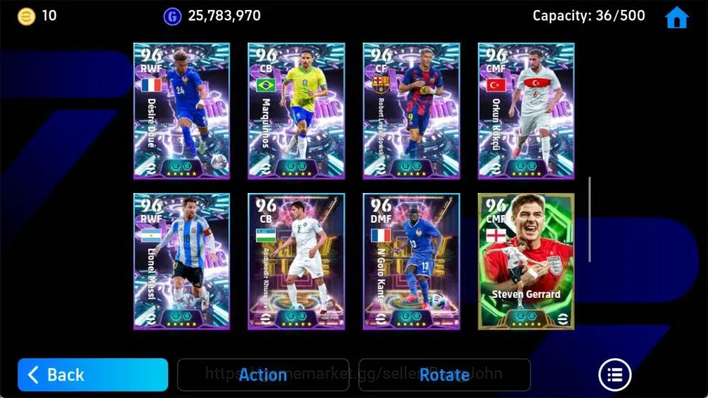 eFootball Accounts Mobile|PW 3211|Fabio Cannavaro Epic,Gareth Bale Bi image 6