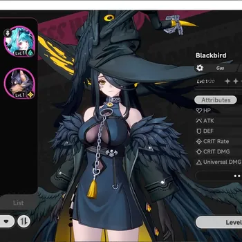 Neverness to Everness Accounts Global NA |HL 3| 1 SSR Limited | Blackbird | Selector 32/50| Prologue |Female MC|Log