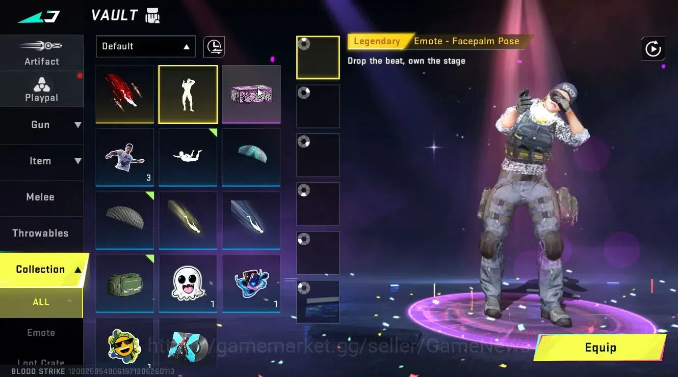 Blood Strike Accounts ASIA|ULTRA Melee Lightblade-Dark Force|Legendary [ image 7