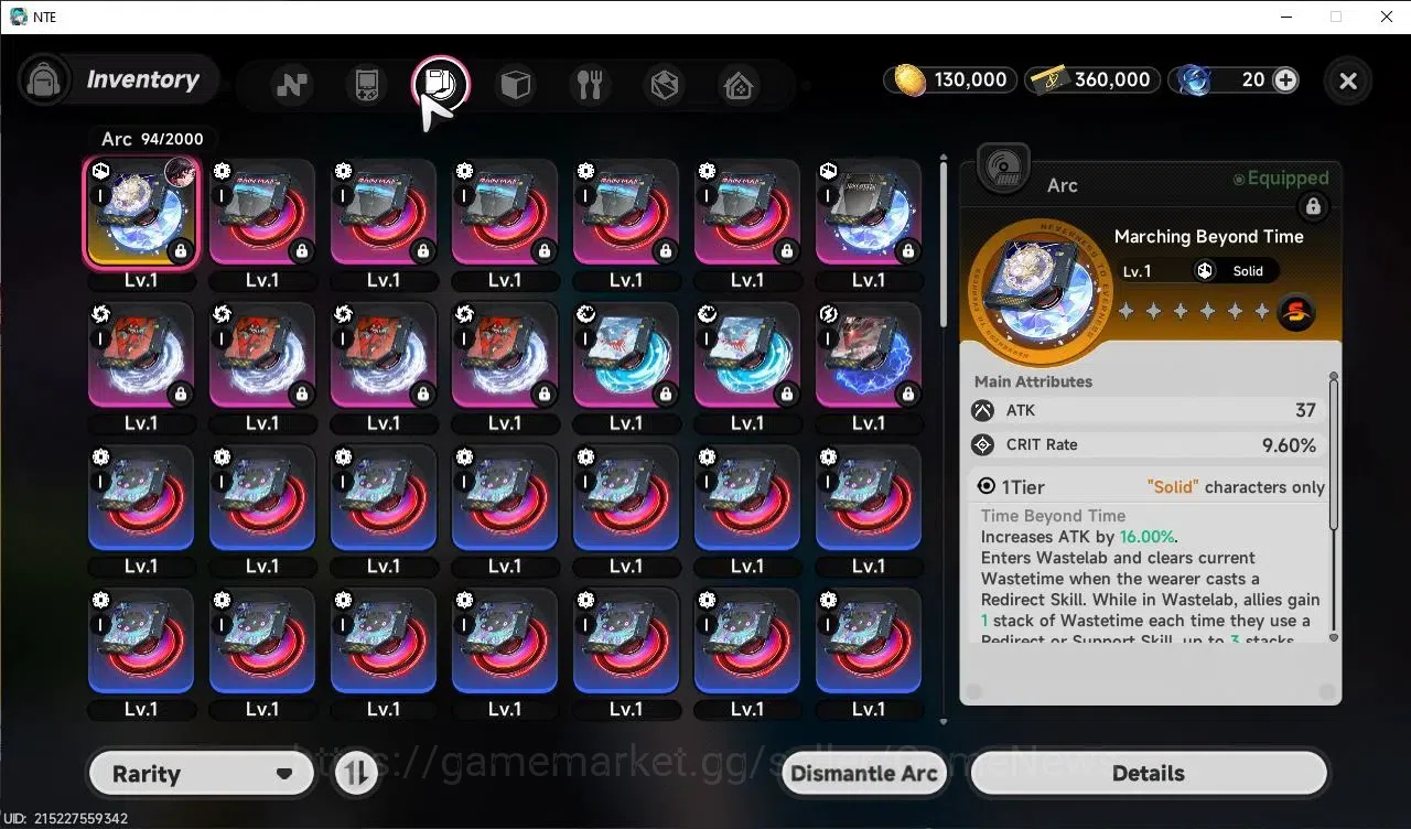 Neverness to Everness Accounts GLOBAL Europe | HL 3 | 1 S-Class Limited Hotori + Sign | Autumn Haze | 1 S-Class Selection 9