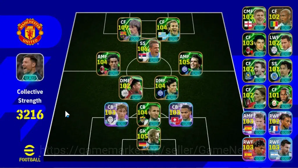 eFootball Accounts Legends & Iconic Players Android|Epic Johan Cruyff,Dragan Stojkovic,Lothar Matthaus,Oliver Kahn,Diego 1