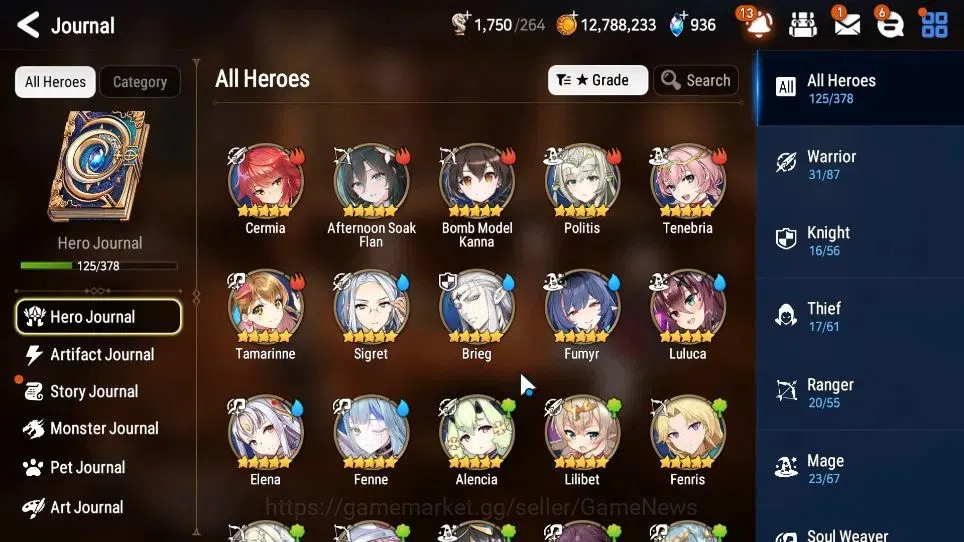 Epic Seven Accounts GLOBAL Unverif|New Era|5 ML(Salome,BArunka,Har set image 7