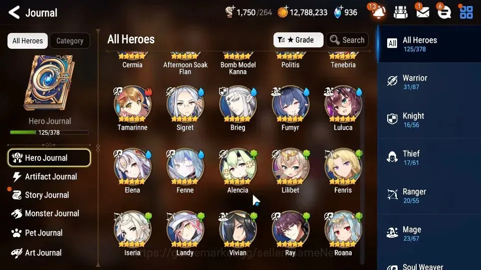 Epic Seven Accounts GLOBAL Unverif|New Era|5 ML(Salome,BArunka,Har set image 8