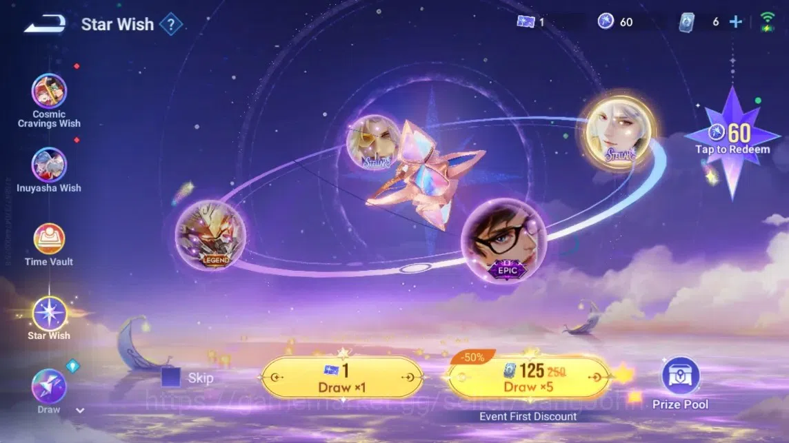 Honor of Kings Accounts Rare Skin Global|112H 234S|Blessed [Charlotte]|LNY2024 [Sun Ce&Lady Sun]|SXD [Hou Yi]|KIC [Luna]|1 12