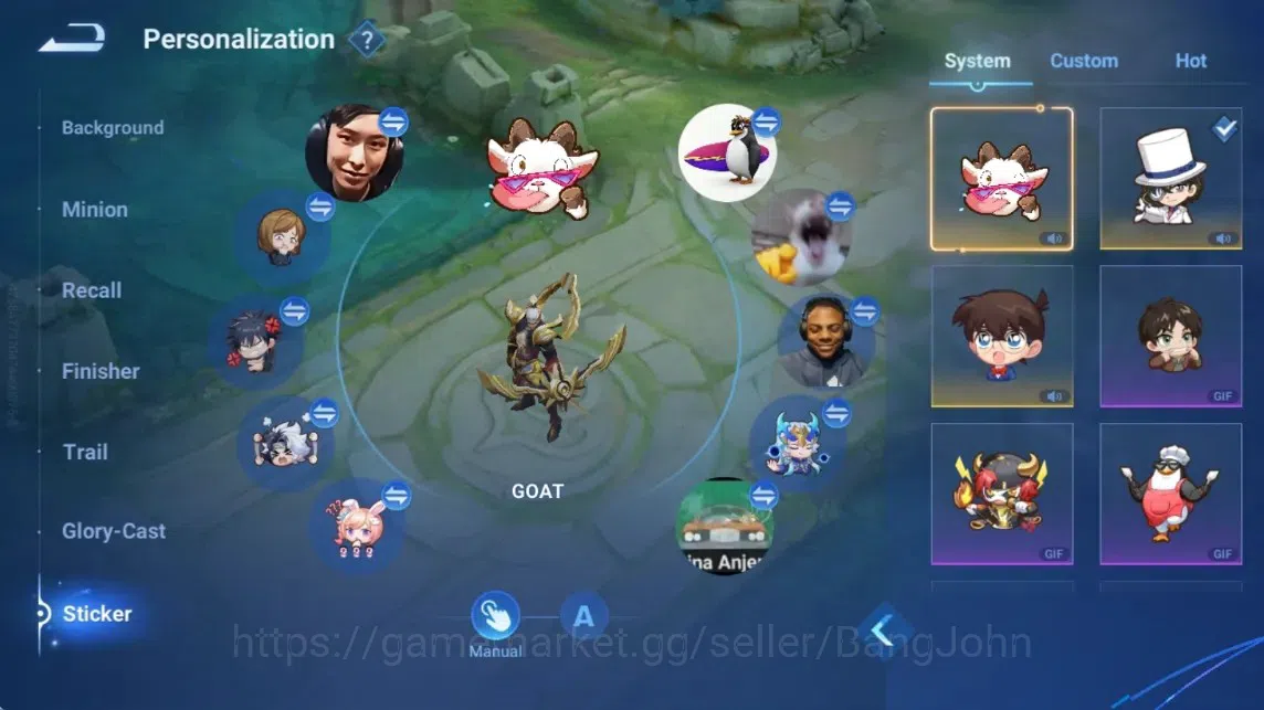 Honor of Kings Accounts Rare Skin Global|112H 234S|Blessed [Charlotte]|LNY2024 [Sun Ce&Lady Sun]|SXD [Hou Yi]|KIC [Luna]|1 20