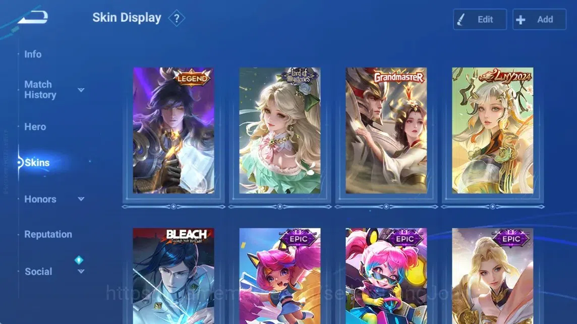 Honor of Kings Accounts Rare Skin Global|112H 234S|Blessed [Charlotte]|LNY2024 [Sun Ce&Lady Sun]|SXD [Hou Yi]|KIC [Luna]|1 6