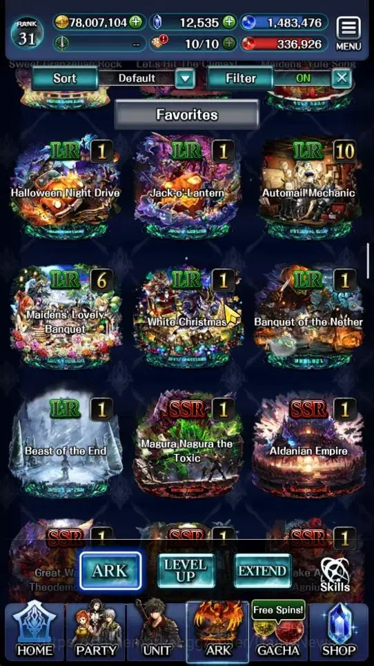 Last Cloudia Accounts Endgame GLOBAL END|12K Cryst|20 Collab Unit(Vargas,EstelleB,Ainz,Rena,Lelouch,HinataBayonetta,etc)|31K 14