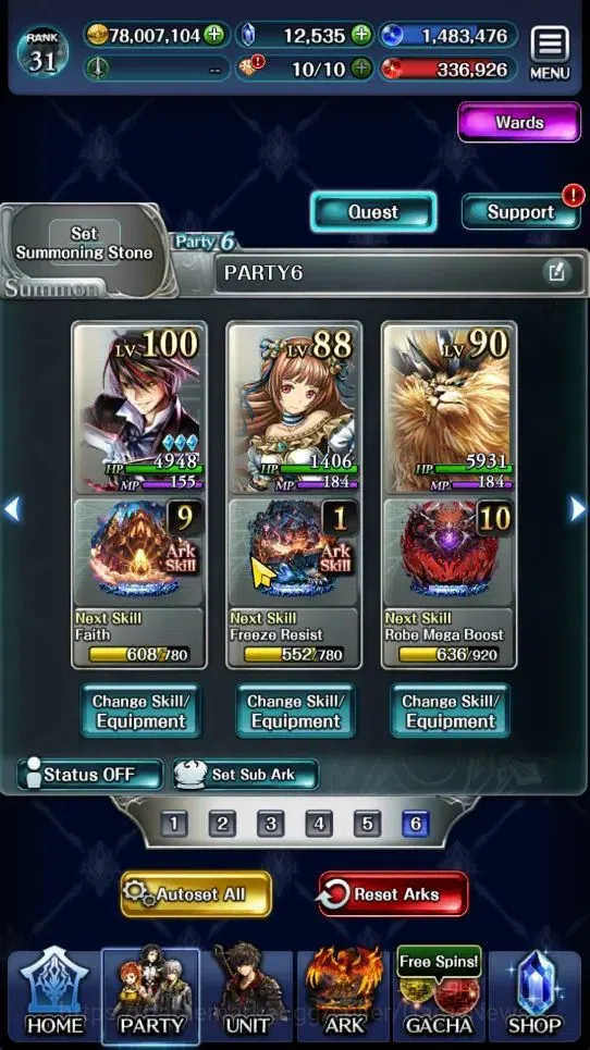 Last Cloudia Accounts Endgame GLOBAL END|12K Cryst|20 Collab Unit(Vargas,EstelleB,Ainz,Rena,Lelouch,HinataBayonetta,etc)|31K 16