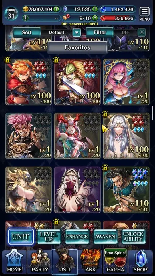 Last Cloudia Accounts Endgame GLOBAL END|12K Cryst|20 Collab Unit(Vargas,EstelleB,Ainz,Rena,Lelouch,HinataBayonetta,etc)|31K 3
