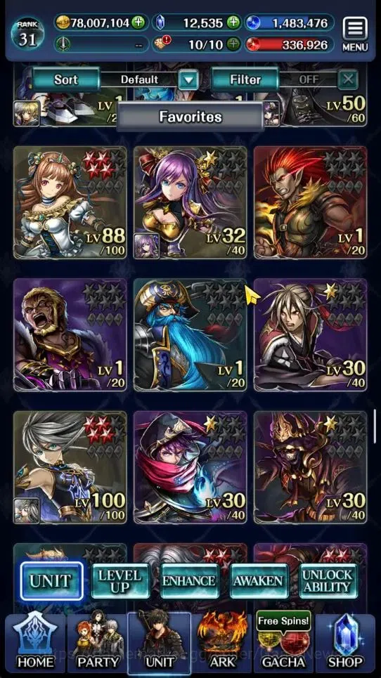 Last Cloudia Accounts Endgame GLOBAL END|12K Cryst|20 Collab Unit(Vargas,EstelleB,Ainz,Rena,Lelouch,HinataBayonetta,etc)|31K 7