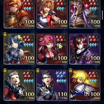 Last Cloudia Accounts Endgame GLOBAL END|12K Cryst|20 Collab Unit(Vargas,EstelleB,Ainz,Rena,Lelouch,HinataBayonetta,etc)|31K
