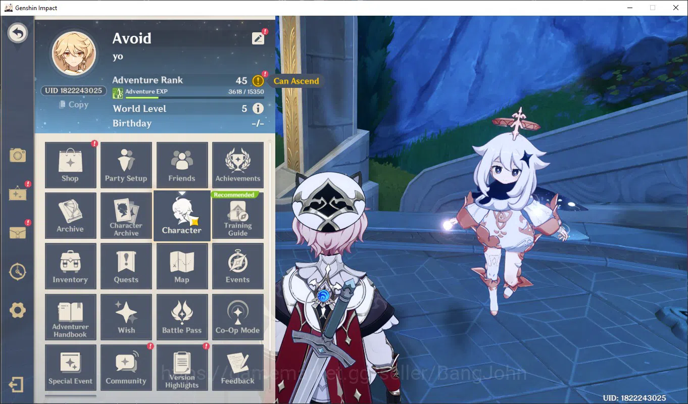 Genshin Impact Accounts ASIA | AR 45 | Escoffier, Fischl, WP n more detail image 1