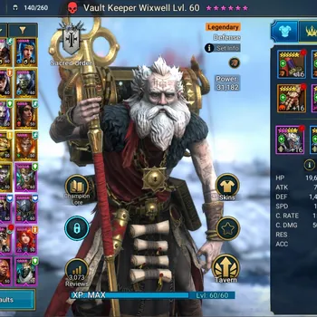 Raid: Shadow Legends Accounts Others Lv 64|1,3M PWR|21 Legend(Wixwell,Ninja,Dorothy,Tyrant,Rathalos,Xeno,Ezio,Balar,Etc)|1