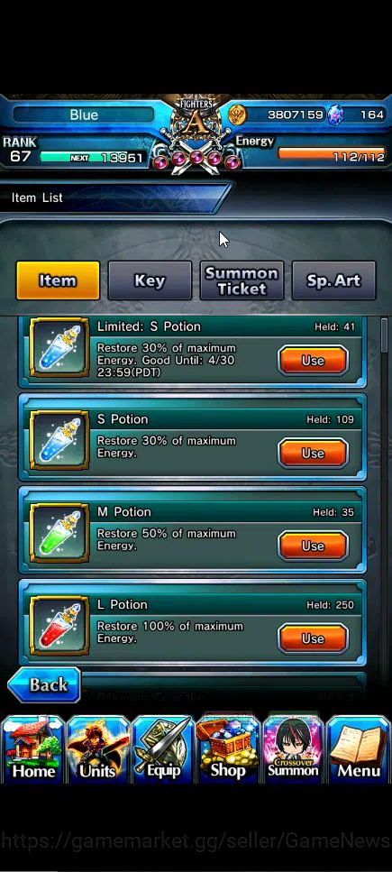 Grand Summoners Accounts Global|Rank 67|19 Ascend+5 TW|[Sayaka,Inumuta,Emiy image 19