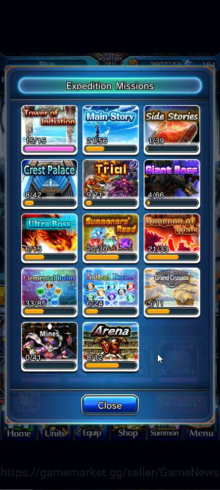 Grand Summoners Accounts Global|Rank 67|19 Ascend+5 TW|[Sayaka,Inumuta,Emiy image 4