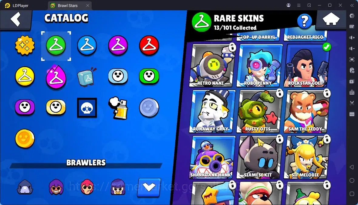 Brawl Stars Accounts Thropy 2664|49Brawler|3Max,6MaxHC|2 Hypercharge,2 Legend,4 Mythic,17 Epic Skin|20568 Bling|315 10
