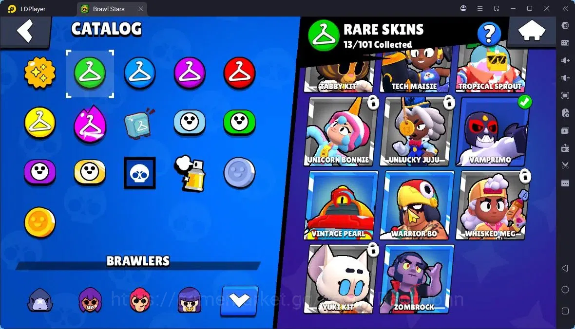 Brawl Stars Accounts Thropy 2664|49Brawler|3Max,6MaxHC|2 Hypercharge,2 Legend,4 Mythic,17 Epic Skin|20568 Bling|315 11