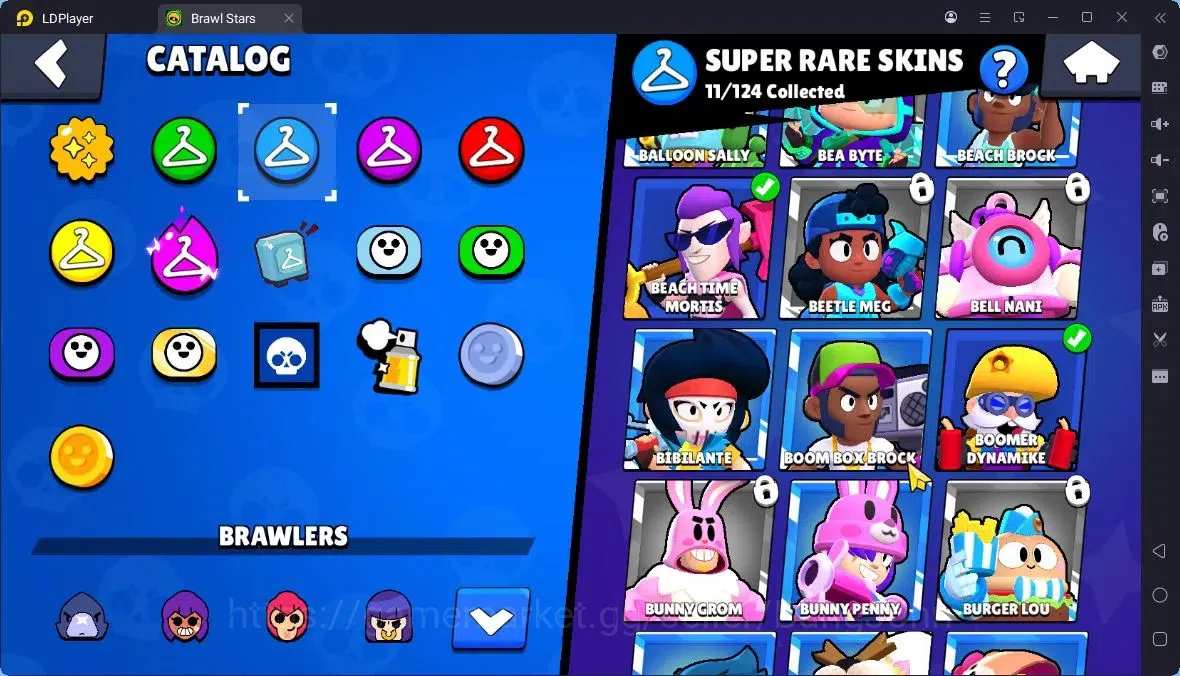 Brawl Stars Accounts Thropy 2664|49Brawler|3Max,6MaxHC|2 Hypercharge,2 Legend,4 Mythic,17 Epic Skin|20568 Bling|315 12