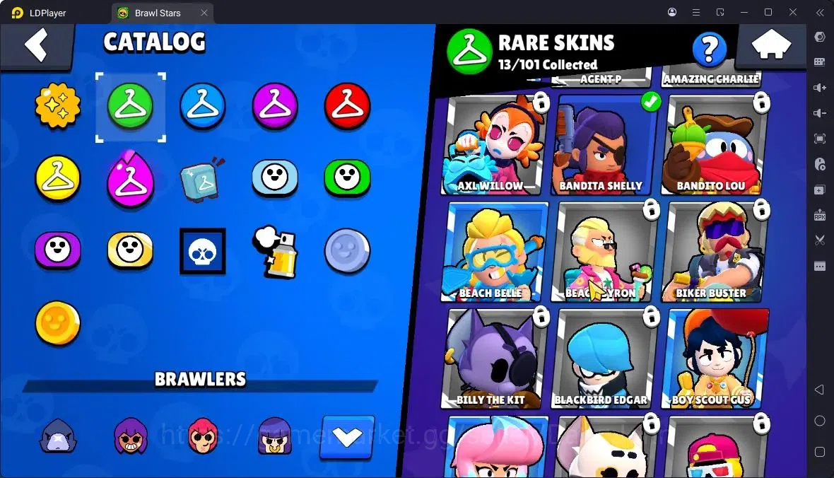 Brawl Stars Accounts Thropy 2664|49Brawler|3Max,6MaxHC|2 Hypercharge,2 Legend,4 Mythic,17 Epic Skin|20568 Bling|315 4