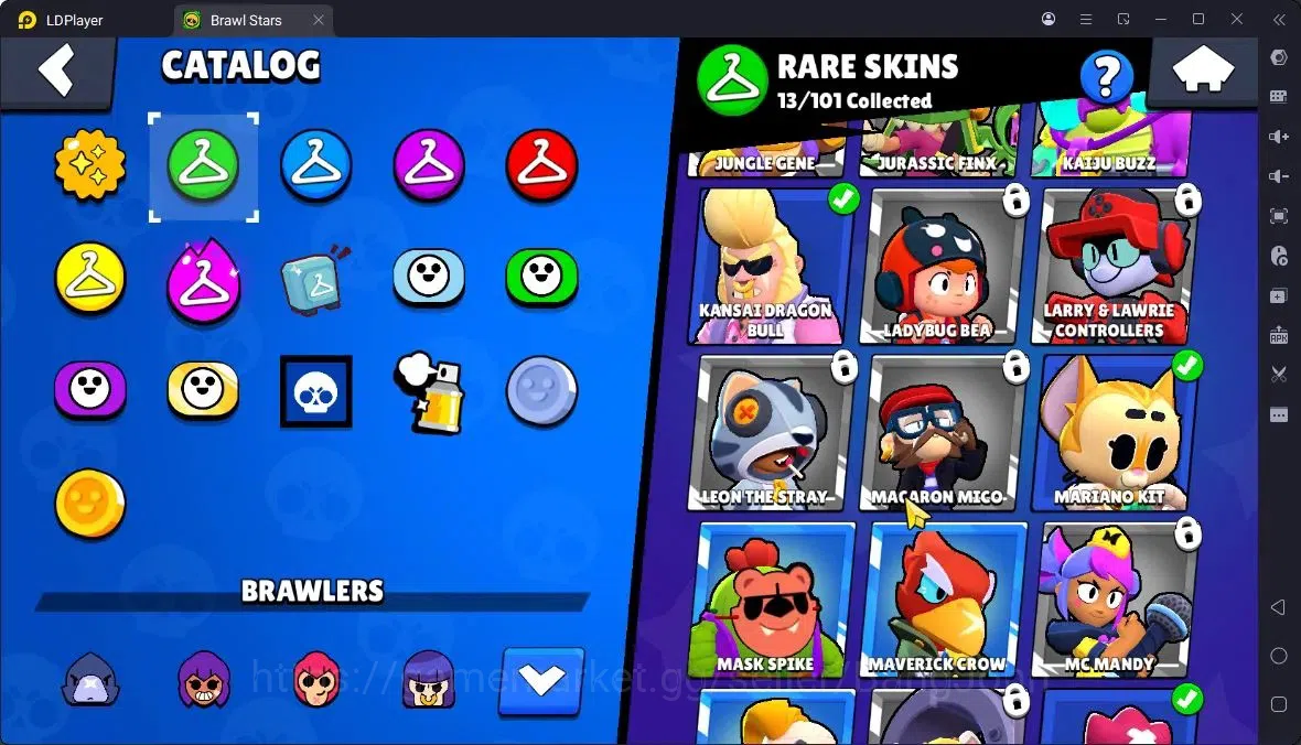 Brawl Stars Accounts Thropy 2664|49Brawler|3Max,6MaxHC|2 Hypercharge,2 Legend,4 Mythic,17 Epic Skin|20568 Bling|315 8