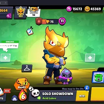Brawl Stars Accounts Thropy 2664|49Brawler|3Max,6MaxHC|2 Hypercharge,2 Legend,4 Mythic,17 Epic Skin|20568 Bling|315