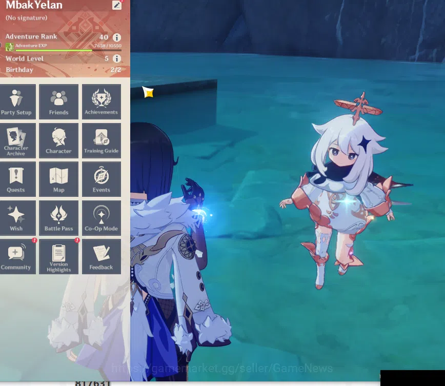 Genshin Impact Accounts ASIA|AR 40|1 Limited+1(*5Weapon)|Yelan|Mc Male|Low image 15