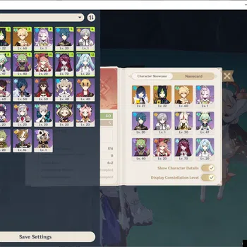 Genshin Impact Starter ASIA|AR 40|1 Limited+1(*5Weapon)|Yelan|Mc Male|Low image 1