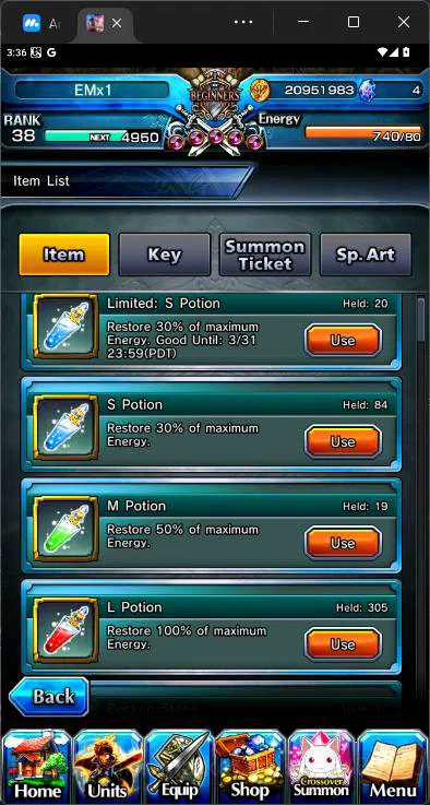 Grand Summoners Accounts GLOBAL|18 Ascend|Paladin Roy,Shirou Emiya TW,Summe image 3