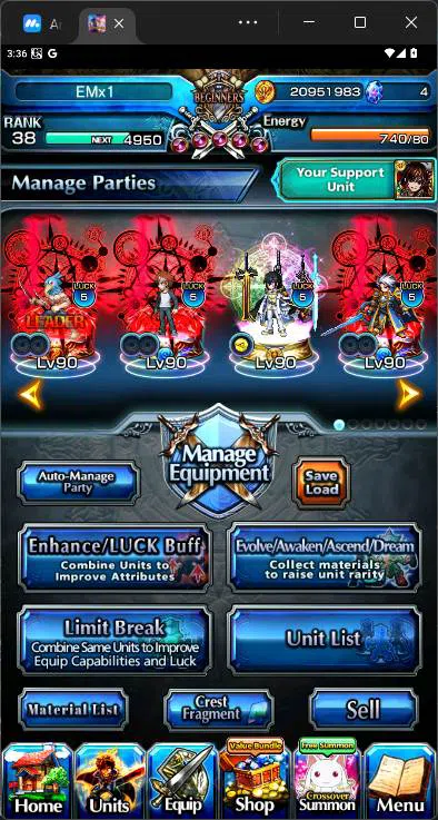 Grand Summoners Accounts GLOBAL|18 Ascend|Paladin Roy,Shirou Emiya TW,Summe image 6