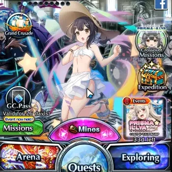 Grand Summoners Accounts End-Game Global|Rank 79|18 Ascend 7 TW|(E Shirou,S Miyu,DL