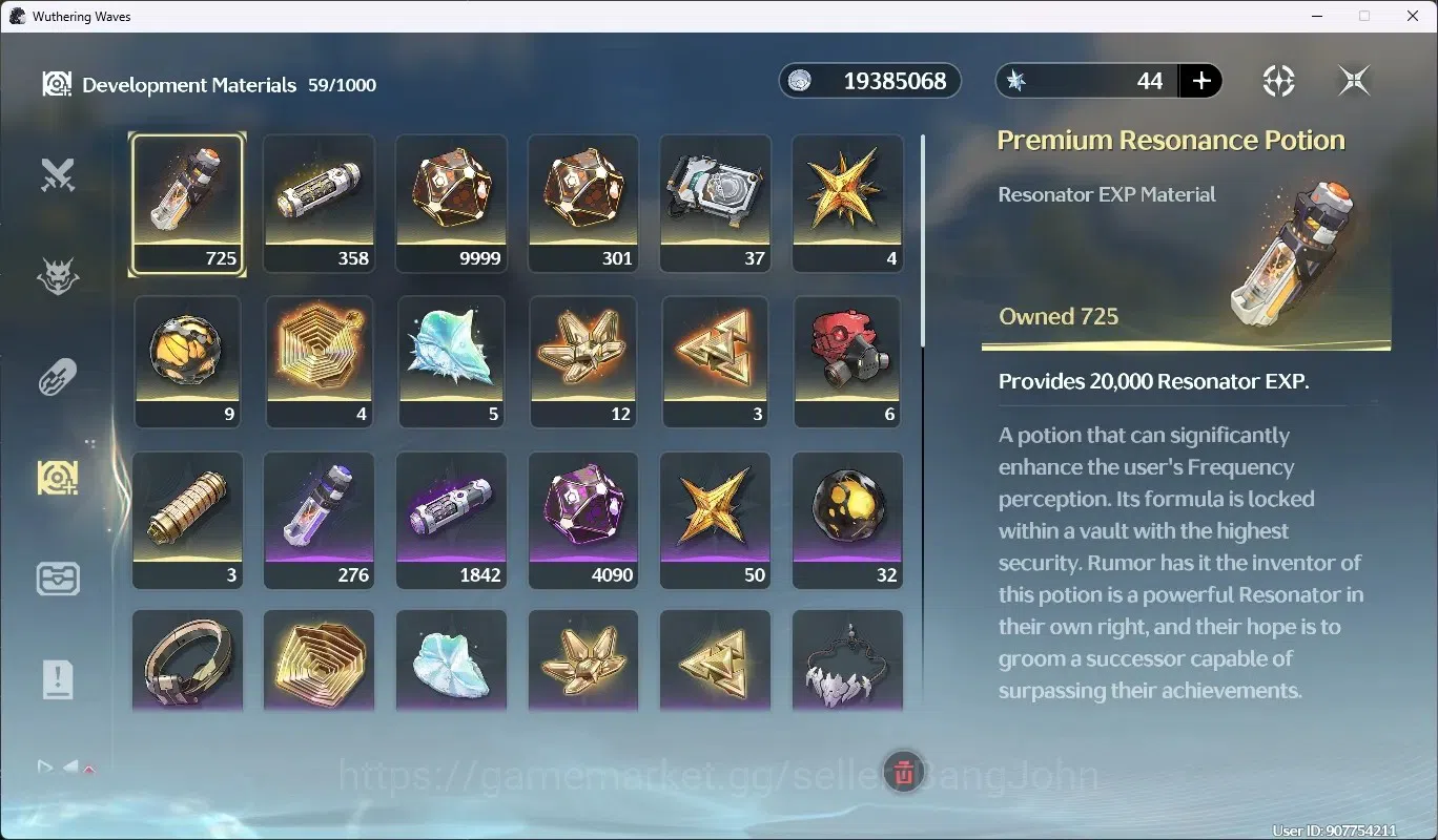 Wuthering Waves Accounts SEA|UL 49|Rank 5|2 Char Limited [Lucy R5+Sign,Cart image 15
