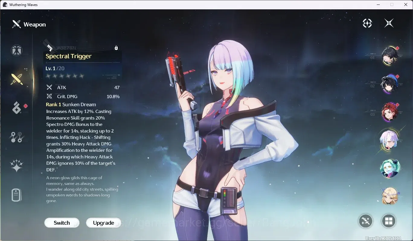 Wuthering Waves Accounts SEA|UL 49|Rank 5|2 Char Limited [Lucy R5+Sign,Cart image 4