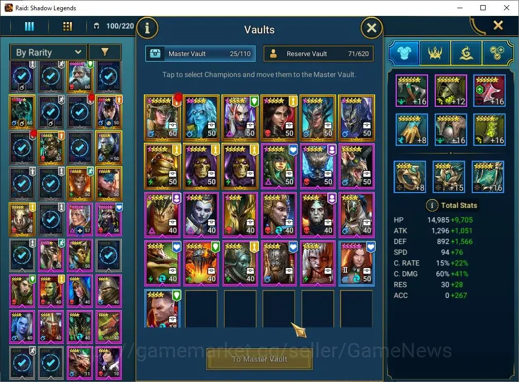 Raid: Shadow Legends Accounts Lv56 725K Power|27 Legend(Cardiel,Wixwell,Ninja,2  image 11