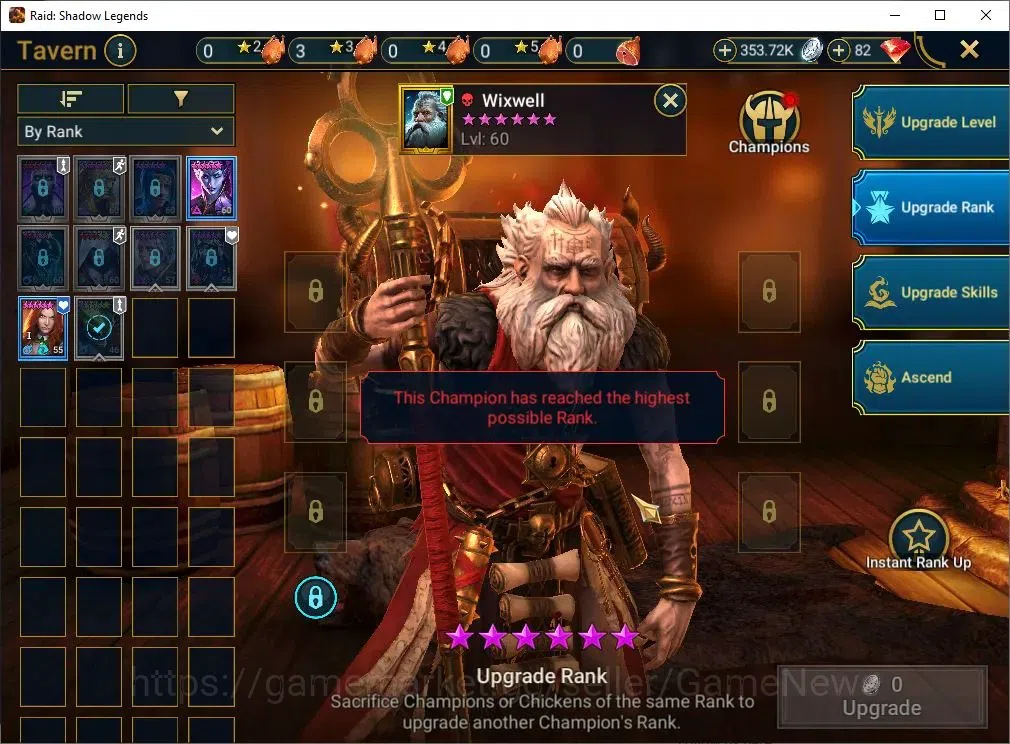 Raid: Shadow Legends Accounts Lv56 725K Power|27 Legend(Cardiel,Wixwell,Ninja,2  image 18